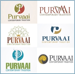 Logo options as provided by StudioBlossoms, Pune